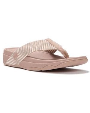 Fitflop Flowmotion Wedge Flip Flop - Pink