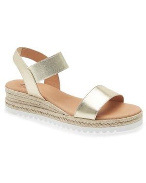 Aquatalia Avina Espadrille Wedge Sandal - Natural