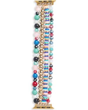 Nordstrom Rack Embellished Apple Watch Watchband - Blue