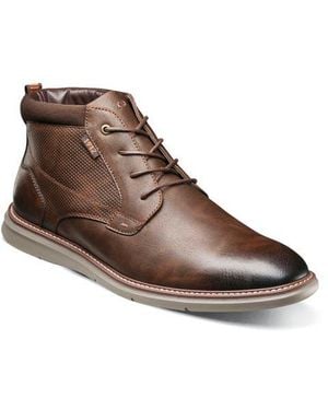 Nunn Bush Chase Plain Toe Chukka Boot - Brown