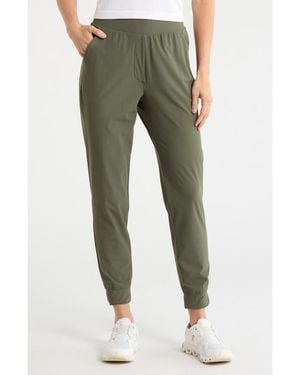 90 Degrees Warp Slim Fit Sweatpants - Green