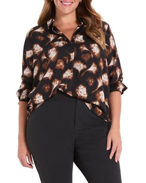 NIC+ZOE Easy Popover Top - Black