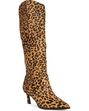 Steve Madden Leyna Genuine Calf Hair Boot - Brown