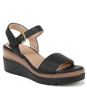 Naturalizer Graciela Wedge Sandal - Black