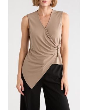 Gemma  Jane Asymmetric Hardware Top - Natural