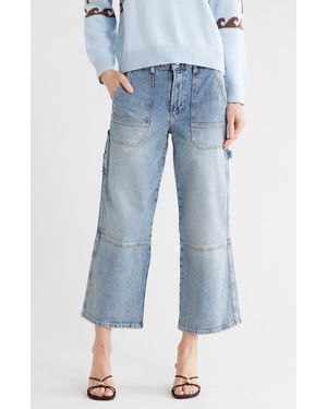 Rails Silverado Crop Straight Leg Jeans - Blue