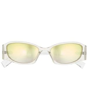 Le Specs Barrier 56Mm Oval Sunglasses - Multicolor