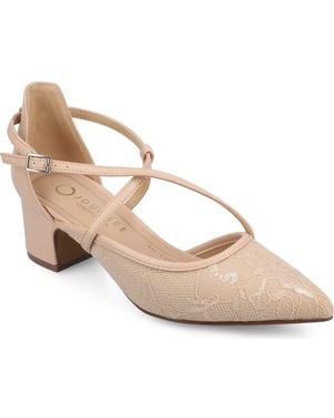 Journee Collection Galvinn Pump - Metallic