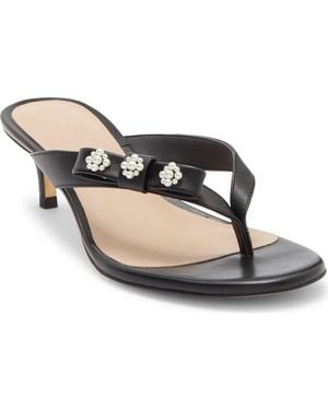 Stuart Weitzman Julietath Slide Sandal - Black