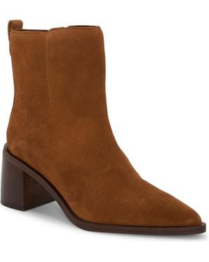 Vince Camuto Lorelai Pointed Toe Bootie - Brown