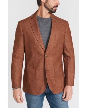 Flynt Wool Blend Sport Coat - Brown