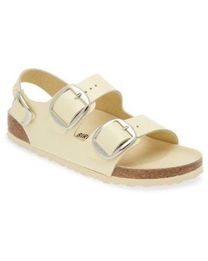 Birkenstock Milano Big Buckle Slingback Sandal - Metallic