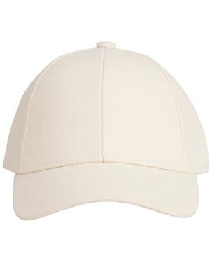 Bruno Magli Twill Baseball Cap in White | Lyst display picture 3