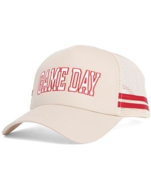 Worn/West Game Day Stripes Trucker Hat - Pink