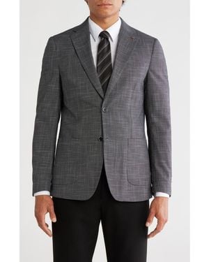 Tom Baine Knit Blazer - Gray
