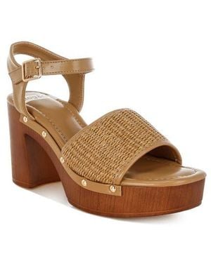 Rag & Co Mazaro Platform Sandal - Brown
