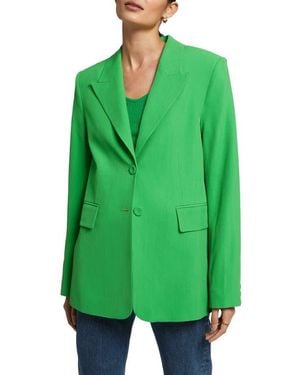 & Other Stories Peaked Lapel Blazer - Green