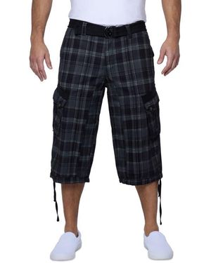 Xray Jeans Belted Cargo Shorts - Black