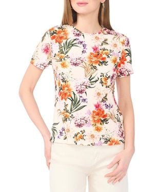 Ted Baker Floral Print T-Shirt - Pink