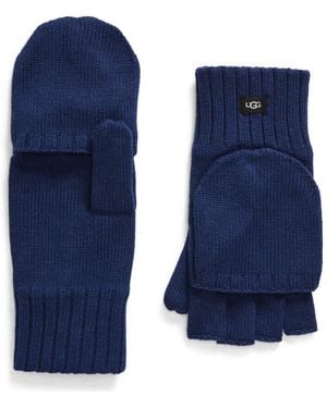 UGG Knit Flip Mitten - Blue