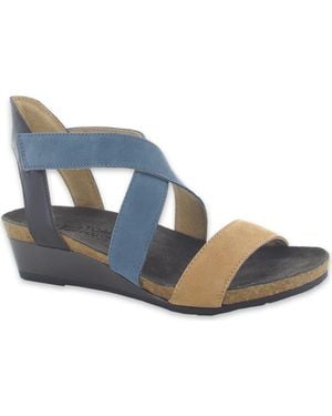 Naot Vixen Wedge Sandal - Blue
