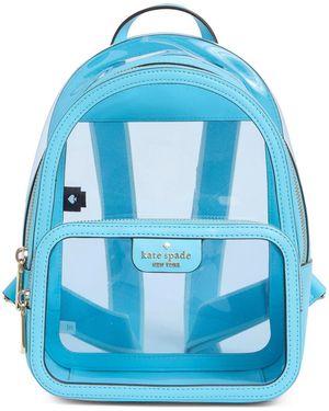 Kate Spade Clare See Through Small Backpack - Blue