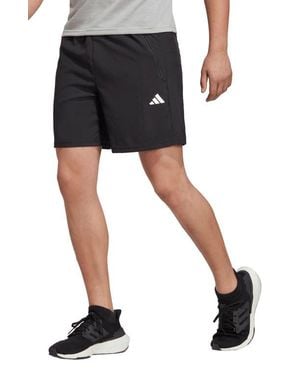 adidas Moisture-Wicking Recycled Training Shorts - Black