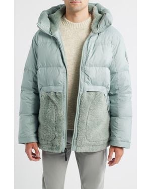 UGG Metropeak Ripstop & Fleece 700 Fill Power Down Puffer Jacket - Green