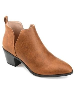 Journee Collection Lola Bootie - Brown