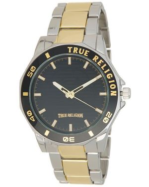 TRUE RELIGION Logo Two-Tone Bracelet Watch, 43Mm for Men | Lyst