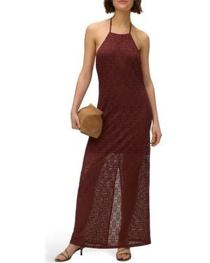 Vero Moda Maya Maxi Halter Dress - Purple