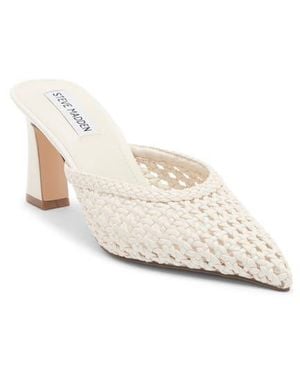 Steve Madden Emmie Pointed Toe Mule - White