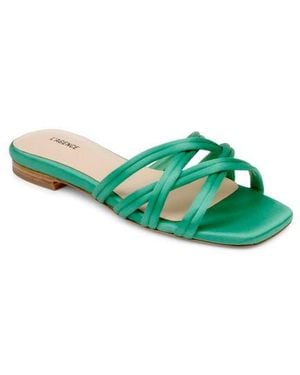 L'Agence Abelle Slide Sandal - Green