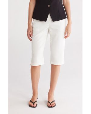 Gemma Jane Effortless Crop Straight Leg Pants - White