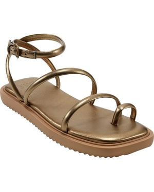 PURE Donna Karan Allie Strappy Sandal - Metallic