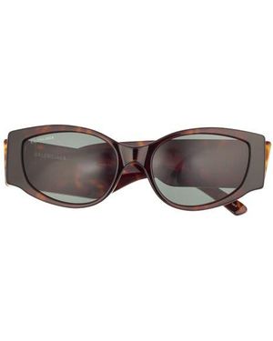 Balenciaga 56Mm Oval Sunglasses - Brown