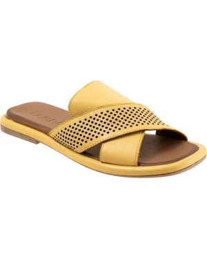 BUENO Eddison Slide Sandal - Metallic