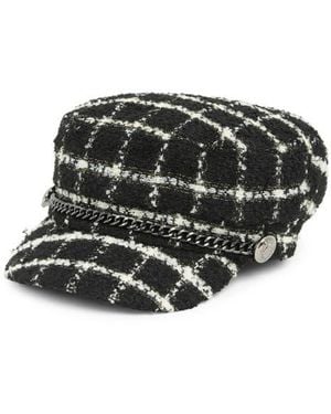 Vince Camuto Chain Strap Conductor Cap - Black