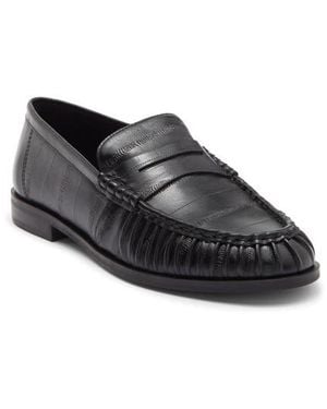 Steve Madden Hartly Leather Loafer - Black
