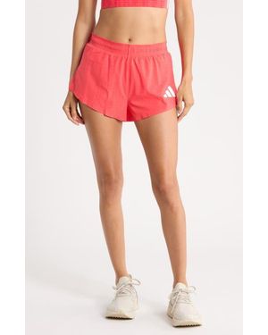adidas Promo Perforated Active Shorts - Red