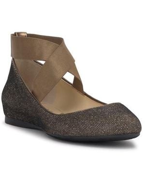 Jessica Simpson Manday Ankle Strap Ballet Flat - Brown