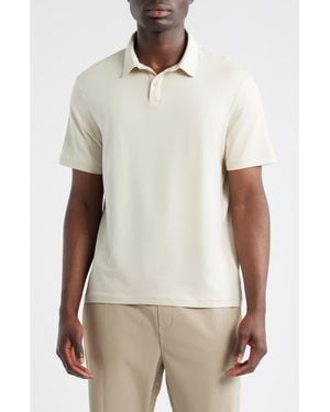 Zella Dynamic Stripe Polo - Natural