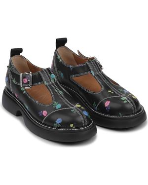 ★Ganni★ Everyday Butterfly Mary Jane Flat Shoes Black Yell MUSINSA | GANNI Everyday Butterfly Mary Jane Flat Shoes