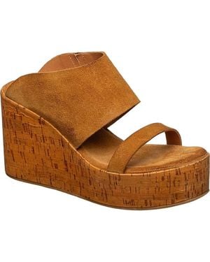 Antelope Aurora Platform Wedge Sandal - Brown