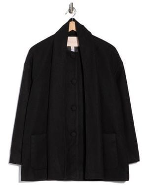 Hutch Scarf Jacket - Black
