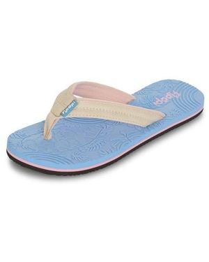 FLOOPI Textured Flip Flop Sandal - Blue
