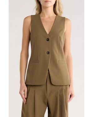 Wayf Woven Vest - Green