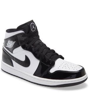 Nike Air Jordan 1 Mid All Star Racing Basketball Sneaker - White