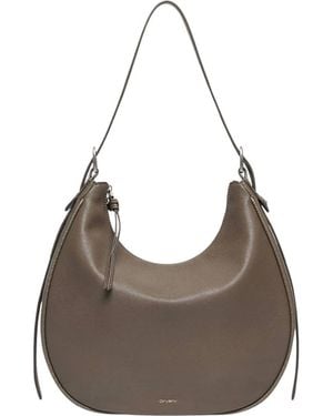 orYANY Lauren Leather Shoulder Bag - Gray