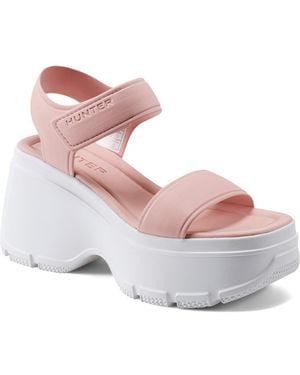 HUNTER Abel Platform Sandal - Gray